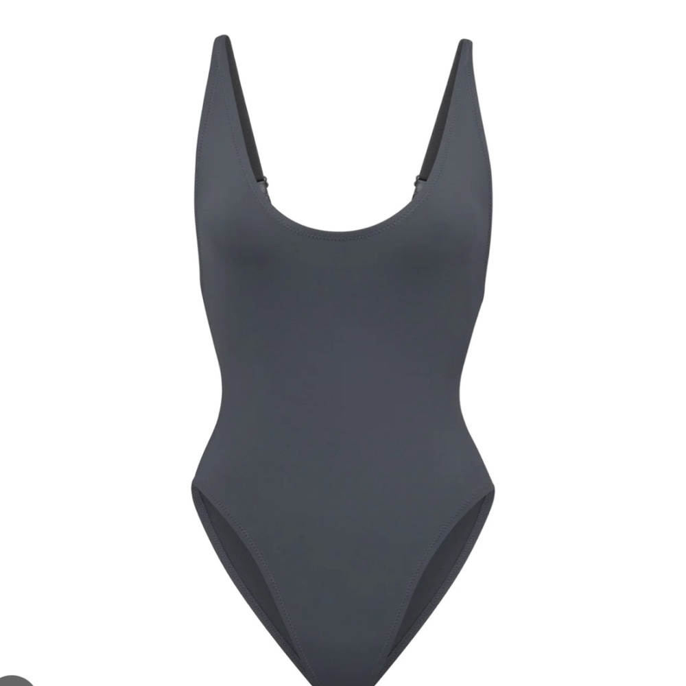 Skims scoop neck one piece bathing suit